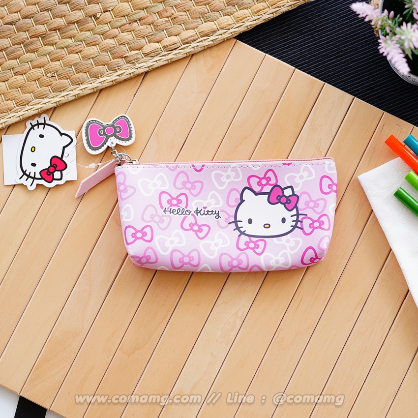 กระเป๋าดินสอ ใส่เครื่องเขียน ลายคิตตี้ เมโลดี้ ลิขสิทธิ์แท้ พร้อมส่ง