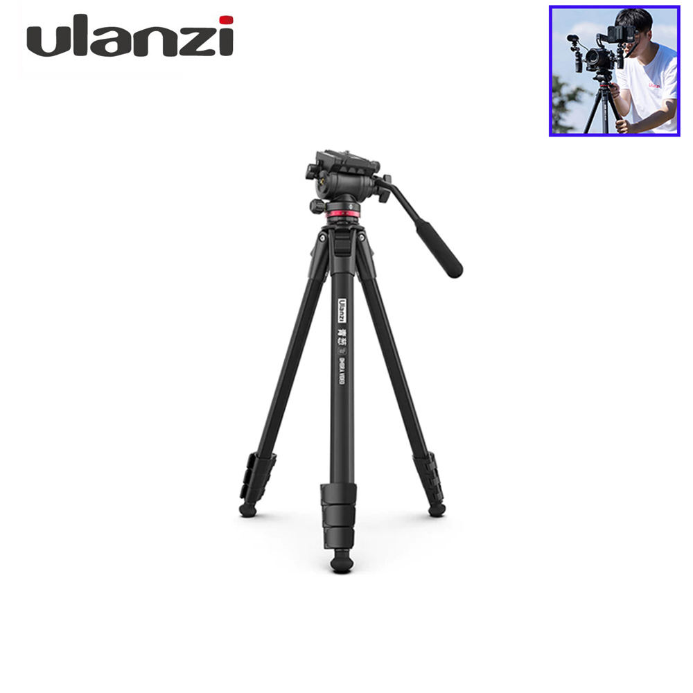 Ulanzi Ombra Video Travel Tripod ขาตั้งกล้องคุณภาพสูง สำหรับถ่ายภาพ ถ่าย Video วัสดุอลูมิเนียม