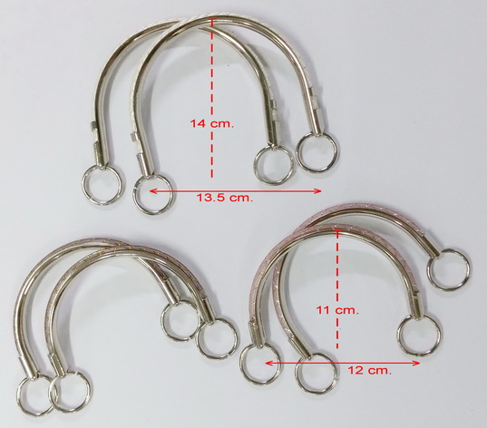 "หมด" หูกระเป๋าเหล็ก มีห่วง Steel Bag Handle