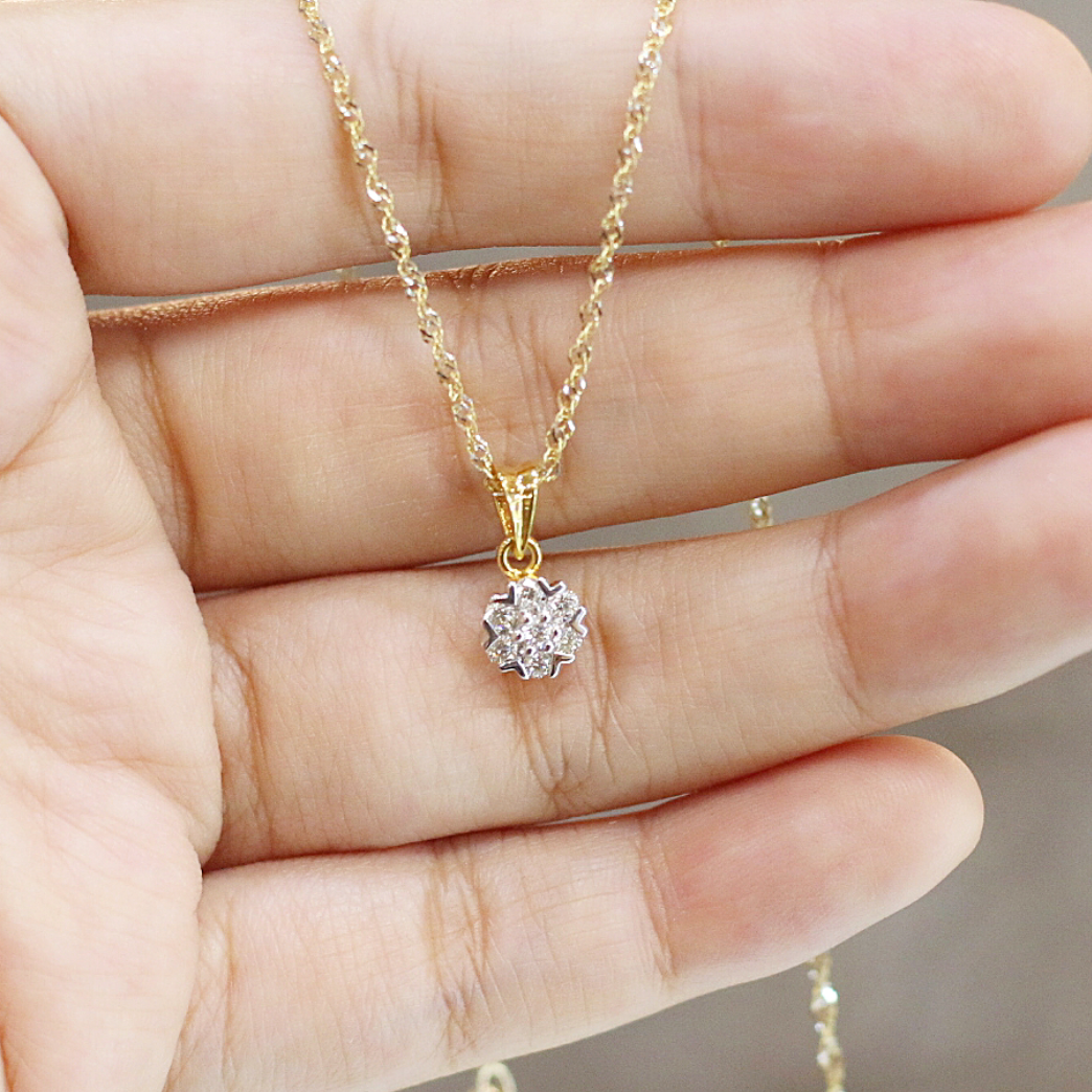 จี้เพชรกลม 6mm