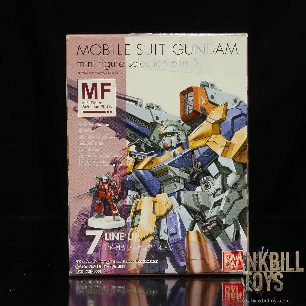 กันดั้ม Bandai Candy Toy Mobile Suit Gundam Mini Figure Selection Plus 5 No.04 AMX-002 Neue Ziel