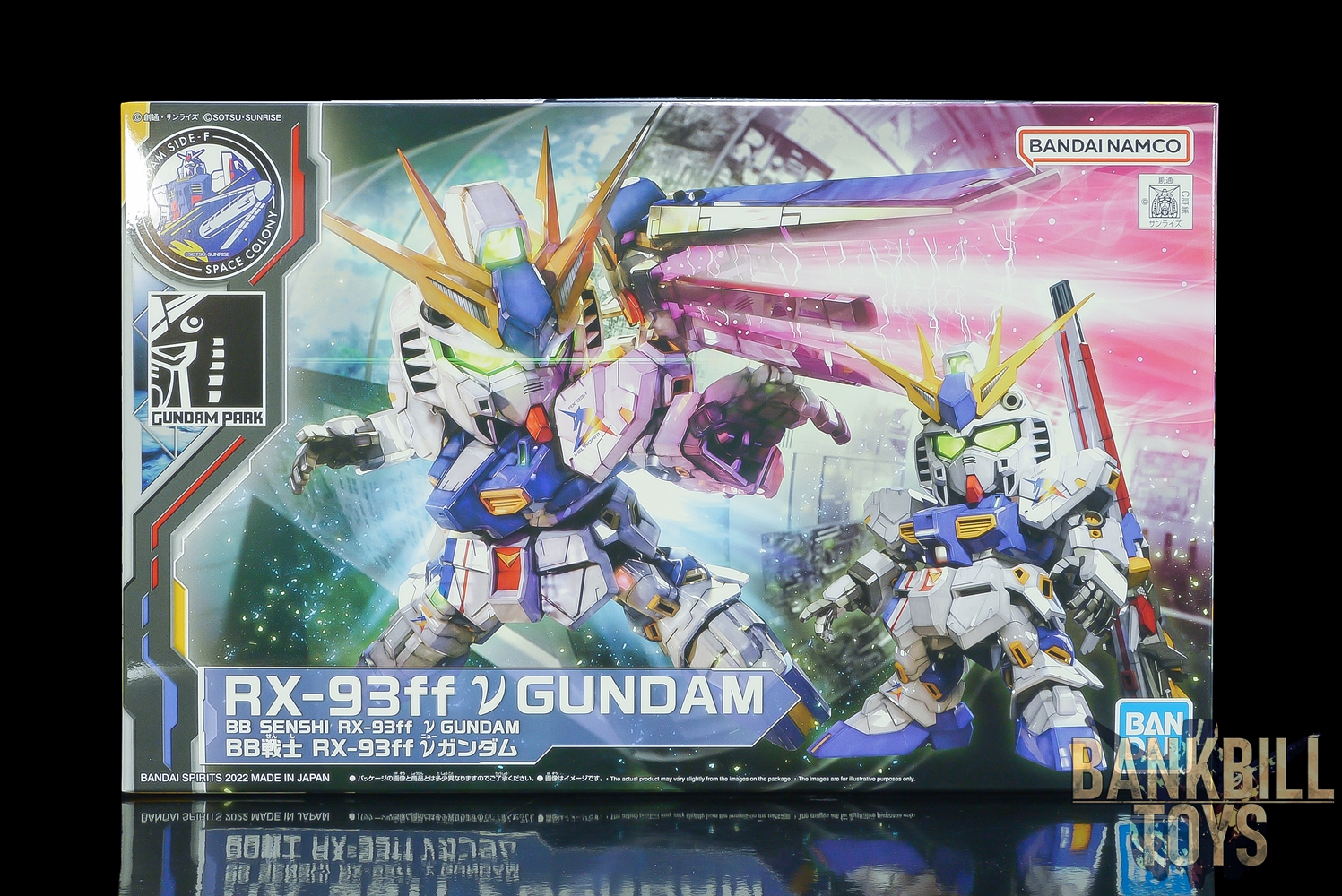 กันดั้ม Bandai Spirits Gunpla Gundam Side-F Fukuoka & Premium Bandai Hobby Online Shop Limited SD Gundam BB Senshi RX-93ff Nu Gundam