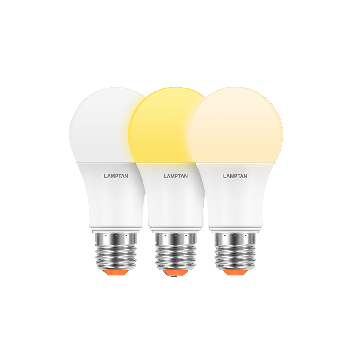 LAMPTAN หลอดไฟ 3 สี LED BULB COLOR SWITH 9W