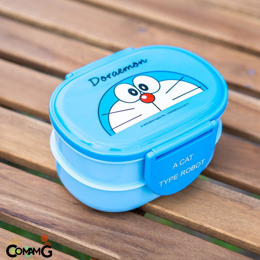 กล่องข้าวเด็ก ลายโดราเอมอน Doraemon กล่องใส่อาหาร ลิขสิทธิ์แท้100%