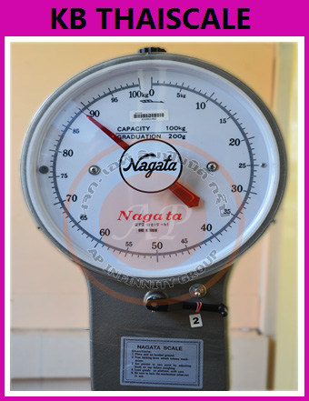 ตาชั่งน้ำหนัก50kg เครื่องชั่งเข็ม50กิโลกรัม เครื่องชั่งน้ำหนักแบบสปริง50kg เครื่องชั่งหน้าปัดแบบมีล้อ50kg ละเอียด100g ขนาดแท่น39*29.5cm NAGATA รุ่น K-120W-50K
