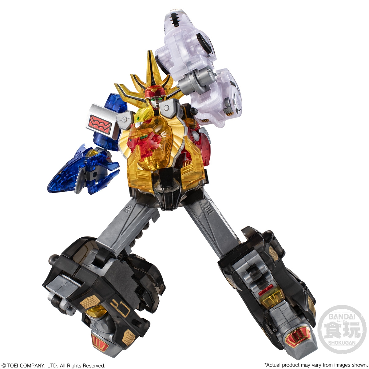 < Preorder ปิดวันที่ 18/3/2025 > 🔔เปิดรับPreorder มัดจำ 100 บาท SMP [SHOKUGAN MODELING PROJECT] HYAKUJU SENTAI GAORANGER GAOKING CLEAR VER.W/O CANDY