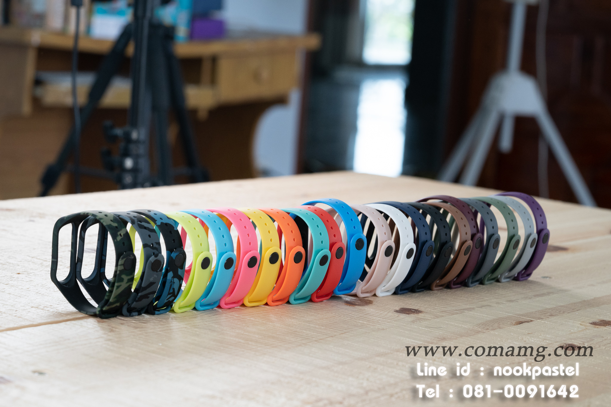 สายXiaomi Mi Band 4/3 สายยางซีลีโคน (ลิงค์1)