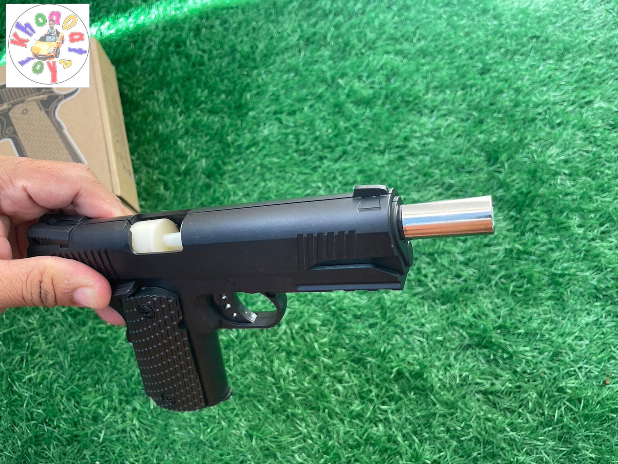 ปืนอัดลม ปืนอัดลมเหล็ก ปืนของเล่น ชักยิงทีละนัด รุ่น C10A