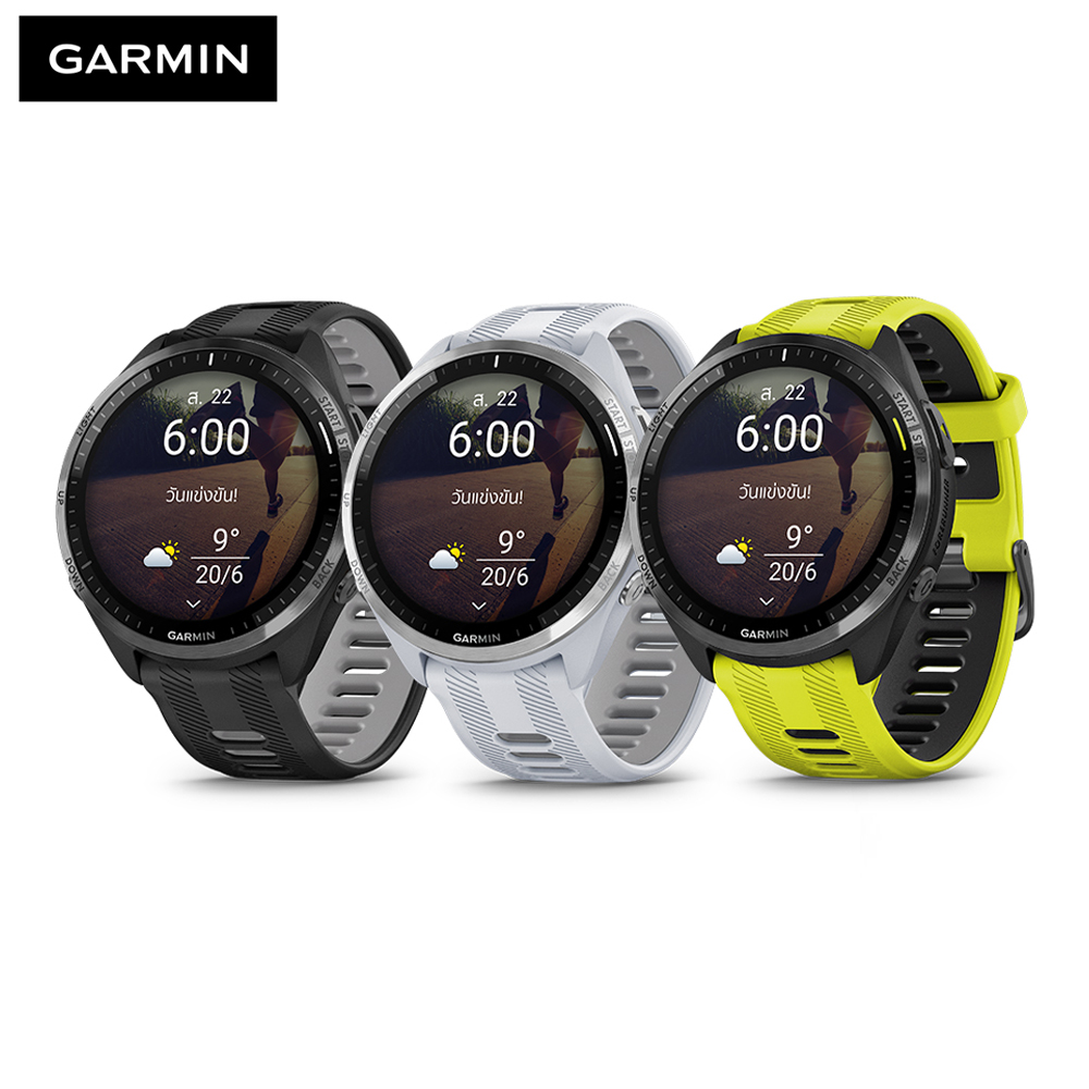 Garmin Forerunner 965 Music Series Small Size สมาร์ทวอทช์สำหรับนักวิ่ง ประกันศูนย์ไทย 2 ปี