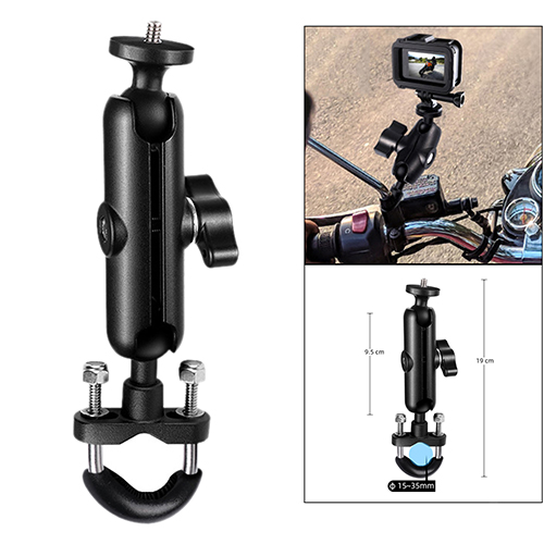 Motorcycle Bracket Mount Holder 2 for Insta 360 One X/Insta360/GoPro Hero 9/ 8/7/6/5/4/3+/Max Action Camera