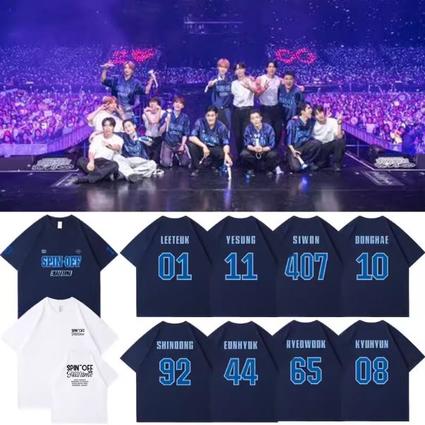เสื้อยืด SUPER JUNIOR : 2024 SUPER SHOW SPIN-OFF : Halftime