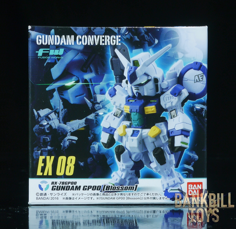 กันดั้ม Bandai Candy Toy FW Gundam Converge EX08 RX-78GP00 Gundam GP00 [Blossom]