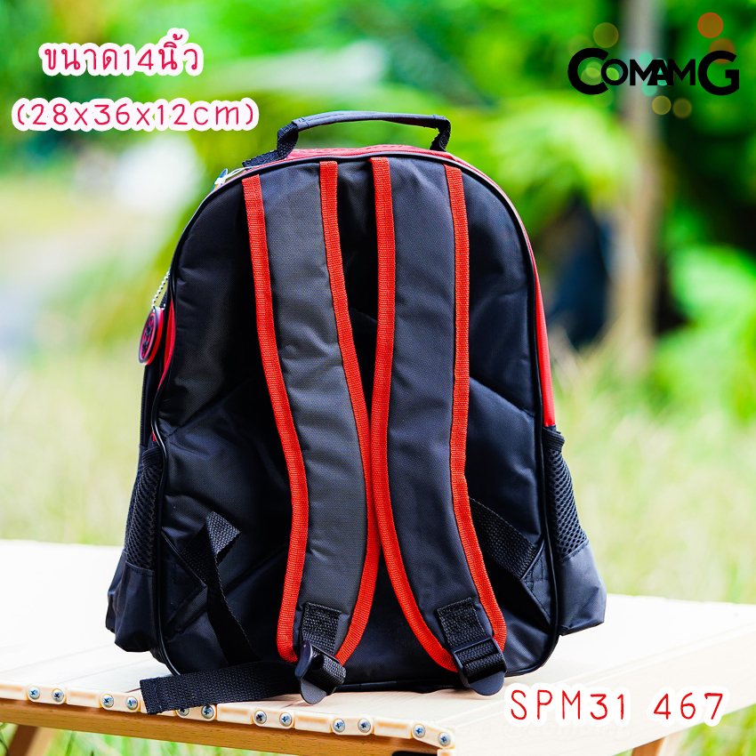 กระเป๋าเป้สไปรเดอร์แมน กระเป๋านักเรียน สะพายหลัง Spider man สินค้าพร้อมส่ง