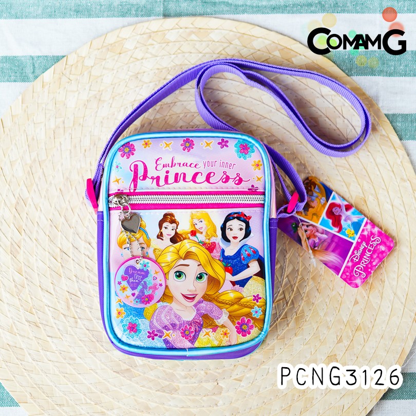 กระเป๋าสะพายข้างเจ้าหญิง กระเป๋าเด็กผู้หญิง ลายลิขสิทธิ์แท้
