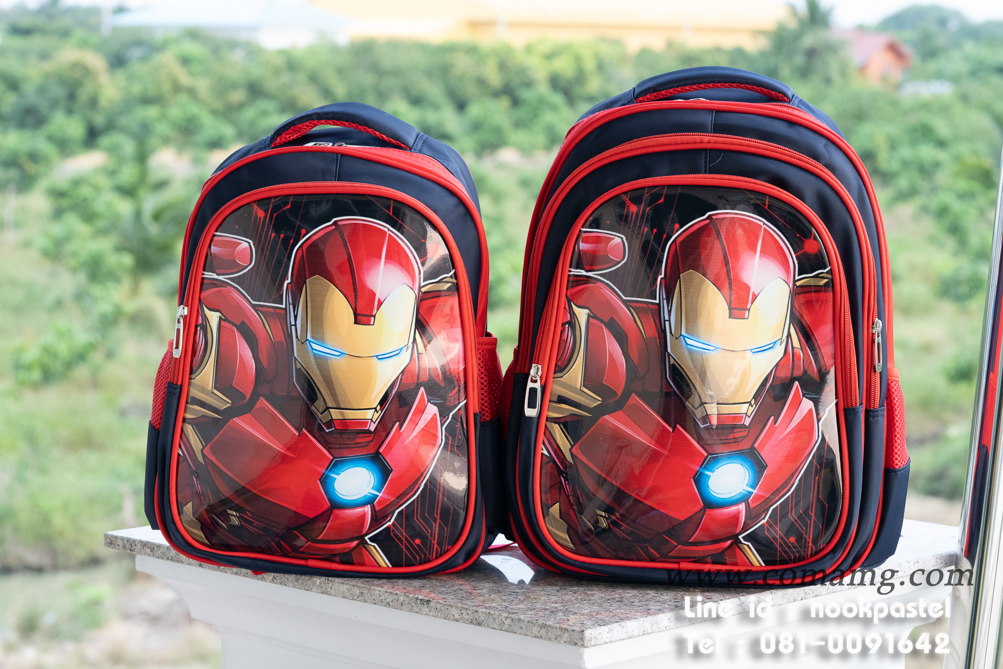 กระเป๋าเป้เด็กผู้ชาย ลายฮีโร่ กระเป๋านักเรียน
