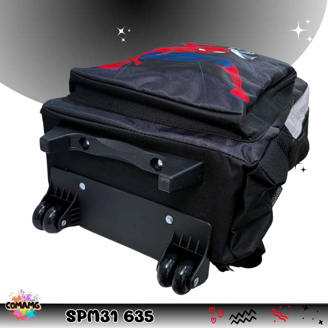 กระเป๋านักเรียนล้อลาก กระเป๋าลากเด็ก ลายสไปรเดอร์แมน ขนาด16 นิ้ว พร้อมส่ง