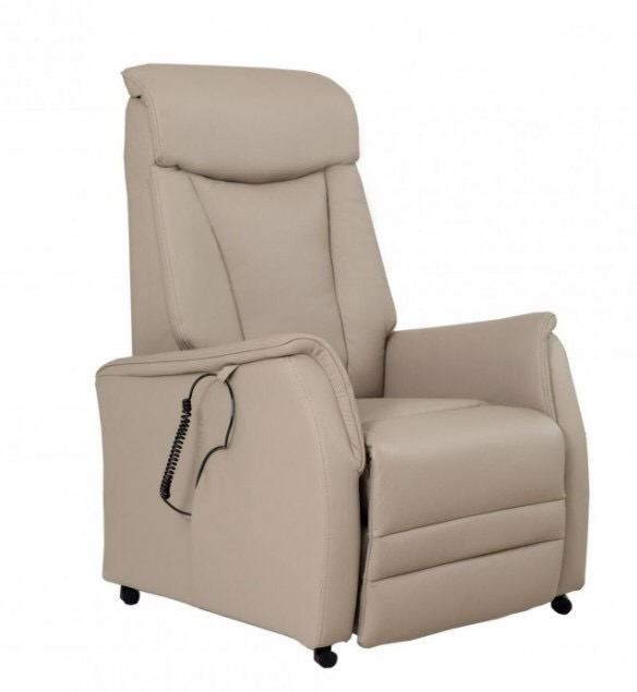 เก้าอี้พักผ่อนปรับไฟฟ้า ช่วยพยุงลุก-นั่ง Chilton Chair หุ้มหนังแท้ผิวสัมผัส นุ่มสบายต่อการใช้งาน