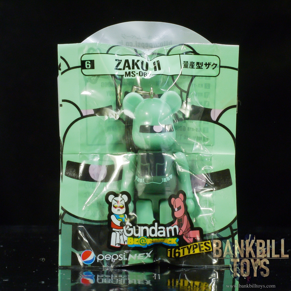 กันดั้ม Medicom Toy Pepsi NEX Mobile Suit Gundam BE@RBRICK 70% No.6 MS-06F Zaku II