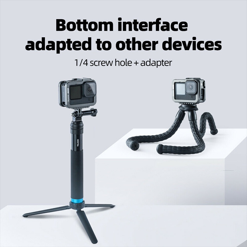 GoPro 11 / 10 / 9 Telesin Aluminum Alloy Frame Case เคสอลูมิเนียม เคสกันกระแทก
