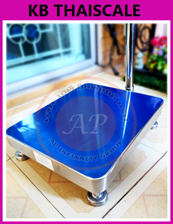 เครื่องชั่งกันน้ำ150kg เครื่องชั่งน้ำหนักดิจิตอลกันน้ำ150kg ตาชั่งสแตนเลส150kg ความละเอียด 10g รุ่น AAW-SS แท่นขนาด40x50cm