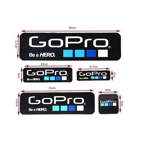 สติ๊กเกอร์ GoPro Sticker 9 pcs