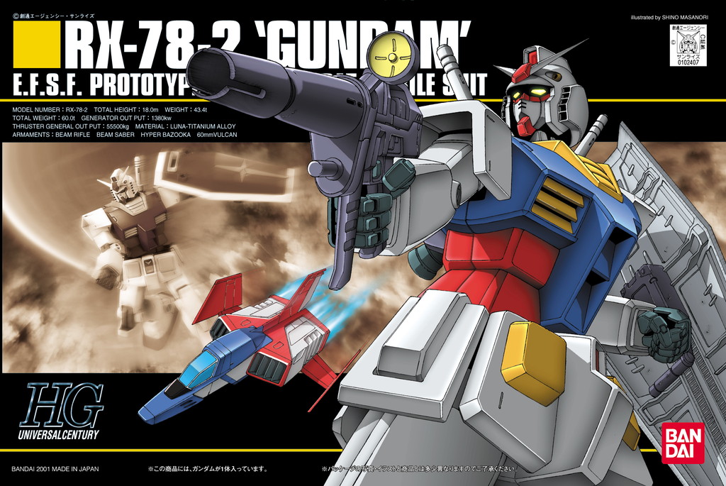 HGUC021 RX 78-2 Gundam