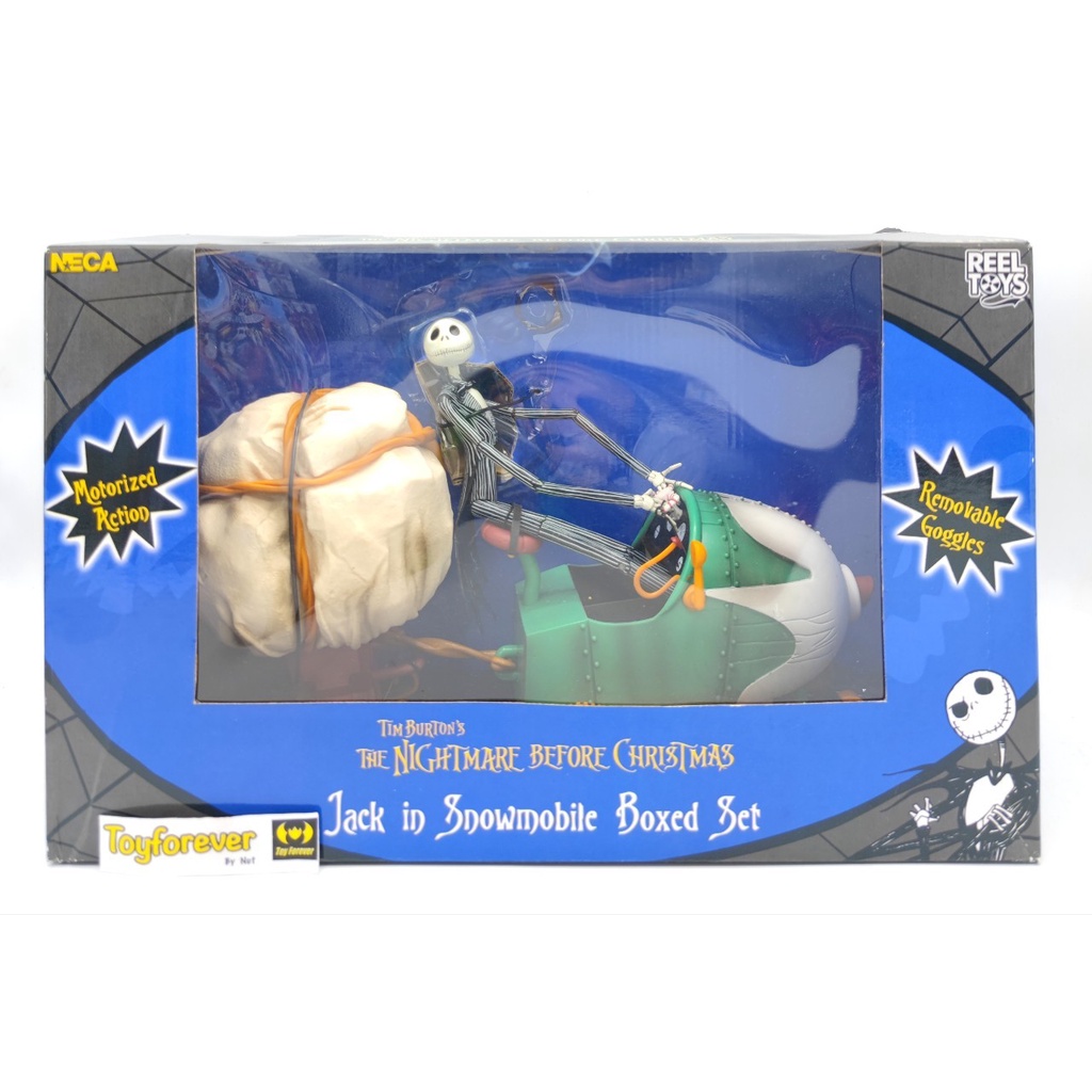 NECA Nightmare before Christmas / Jack in snowmobile ไนท์แมร์ มือ2 สวย
