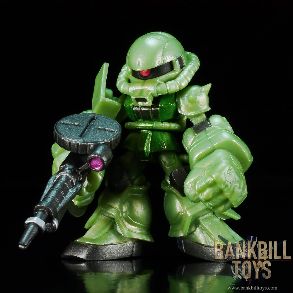 กันดั้ม Bandai Gashapon Mobile Suit Gundam Gundam Expand 01 No.04 MS-06F Zaku II [Metallic Ver.]