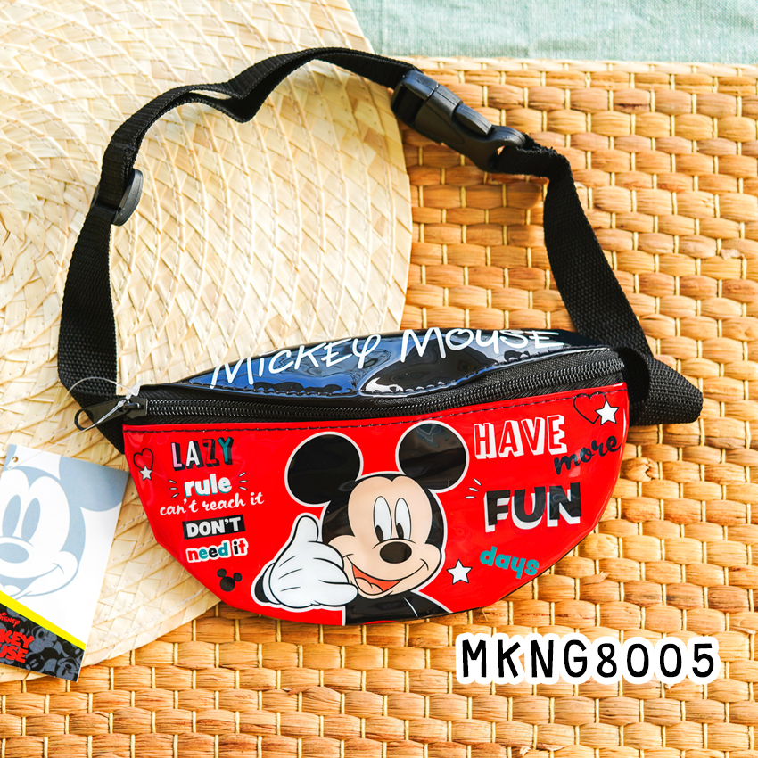 กระเป๋าคาดอกเด็ก กระเป๋าคาดเอวเด็ก กระเป๋าเด็ก รุ่นหนังแก้ว ลิขสิทธิ์แท้ คาดอก คาดเอว มีหลายลาย