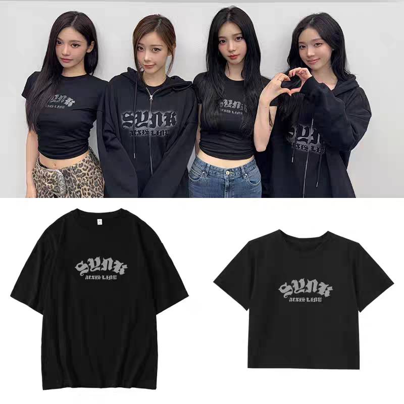 เสื้อยืดแฟนเมด aespa : LIVE TOUR SYNK - aeXIS LINE