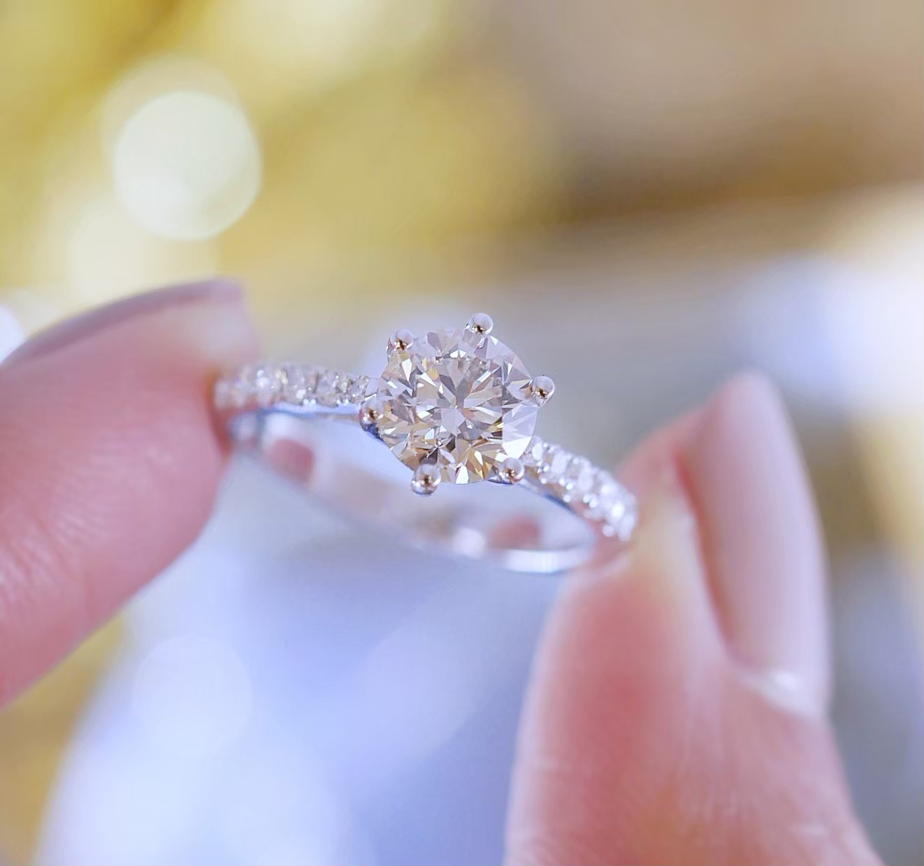 0.90ct GIA Diamond Engagement Ring