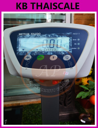ตาชั่งดิจิตอล เครื่องชั่งกันน้ำ 30กิโลกรัม ความละเอียด 5 กรัม รุ่น BBA211-5BA30 ยี่ห้อ Mettler Toledo(ประเทศสวิตเซอร์แลนด์)
