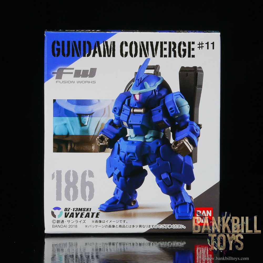 กันดั้ม Bandai Candy Toy FW Gundam Converge #11 No.186 OZ-13MSX1 Vayeate