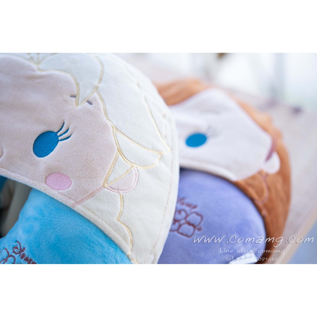 หมอนรองคอมีหมวก เอลซ่า&อันนา (ในเรื่องFrozen )