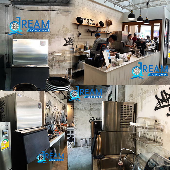 เครื่องทำน้ำเเข็งอัตโนมัติ กำลังการผลิต 225Kg.24 ชม.