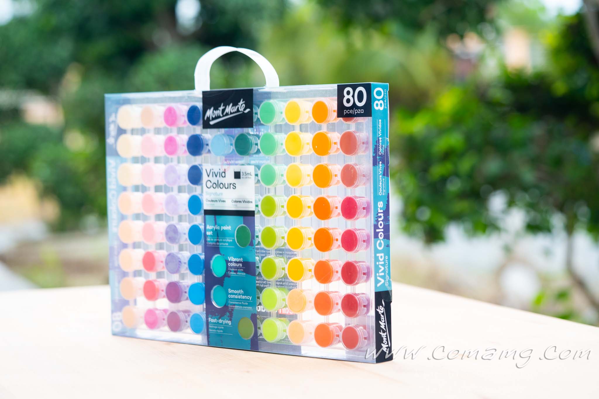 MONT MARTE ชุดสีอะคริลิค 80 สี Signature Vivid Colours Acrylic Paint