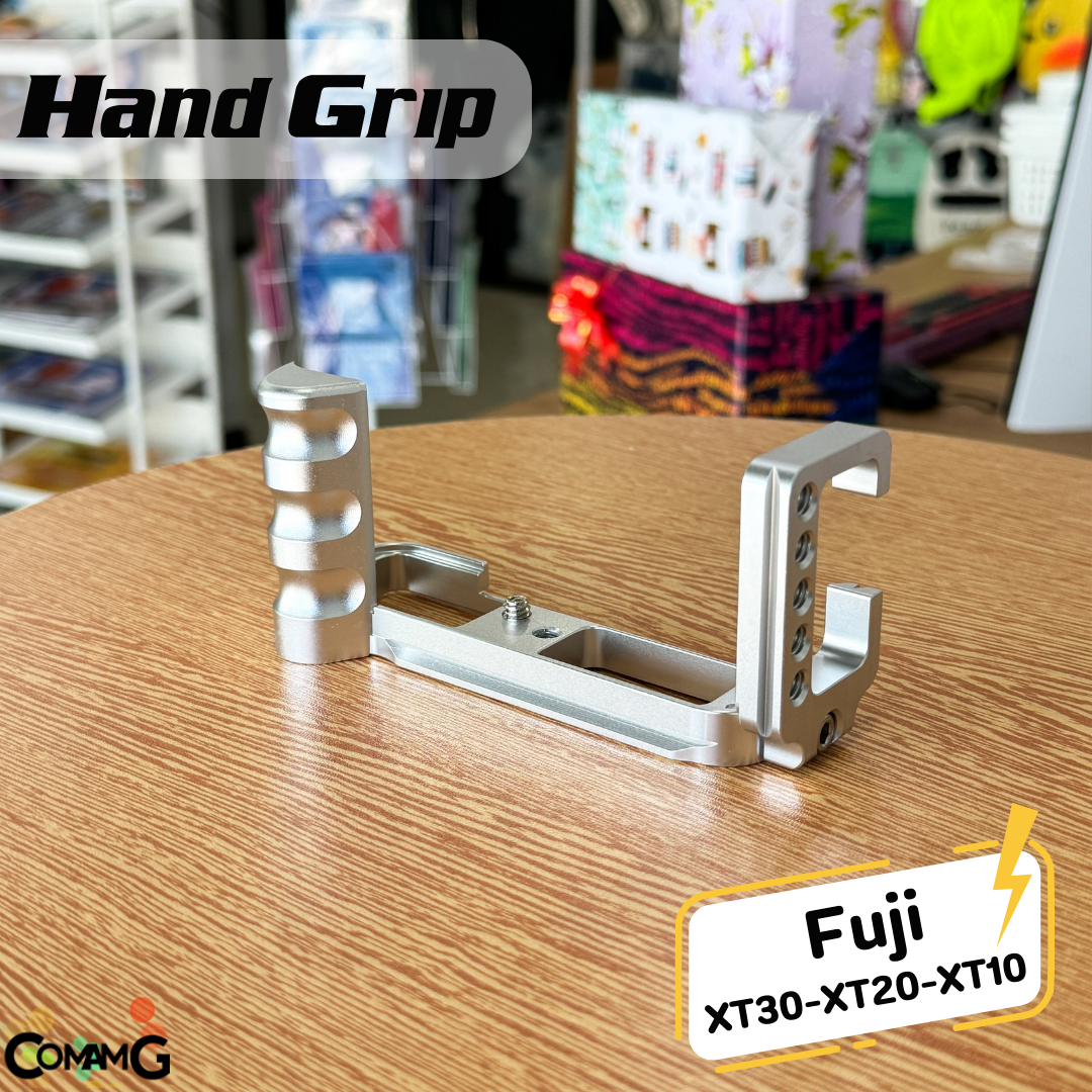 Hand Grip L-Plate สำหรับ Fuji XT30 XT20 XT10 แบบ3ร่องนิ้ว Camera Grip เพิ่มความกระชับในการจับถือ