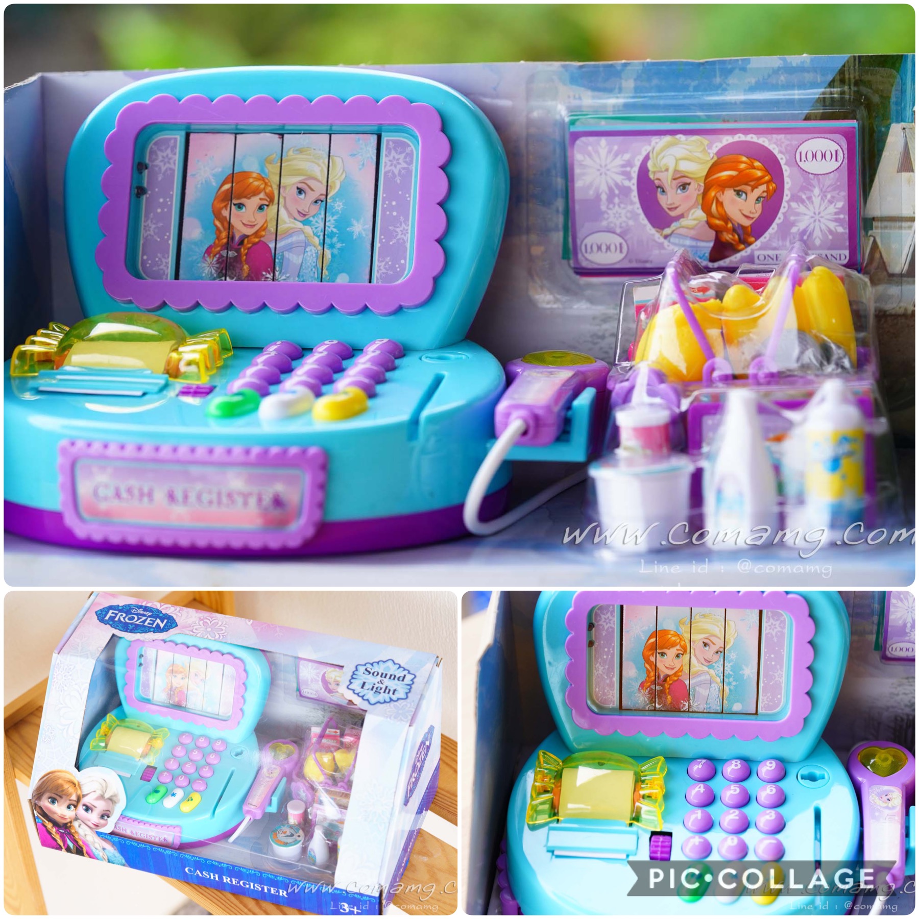 ของเล่นแคชเชียร์ ชุดแคชเชียร์เอลซ่า&อันนาโฟรเซ่น (Frozen)