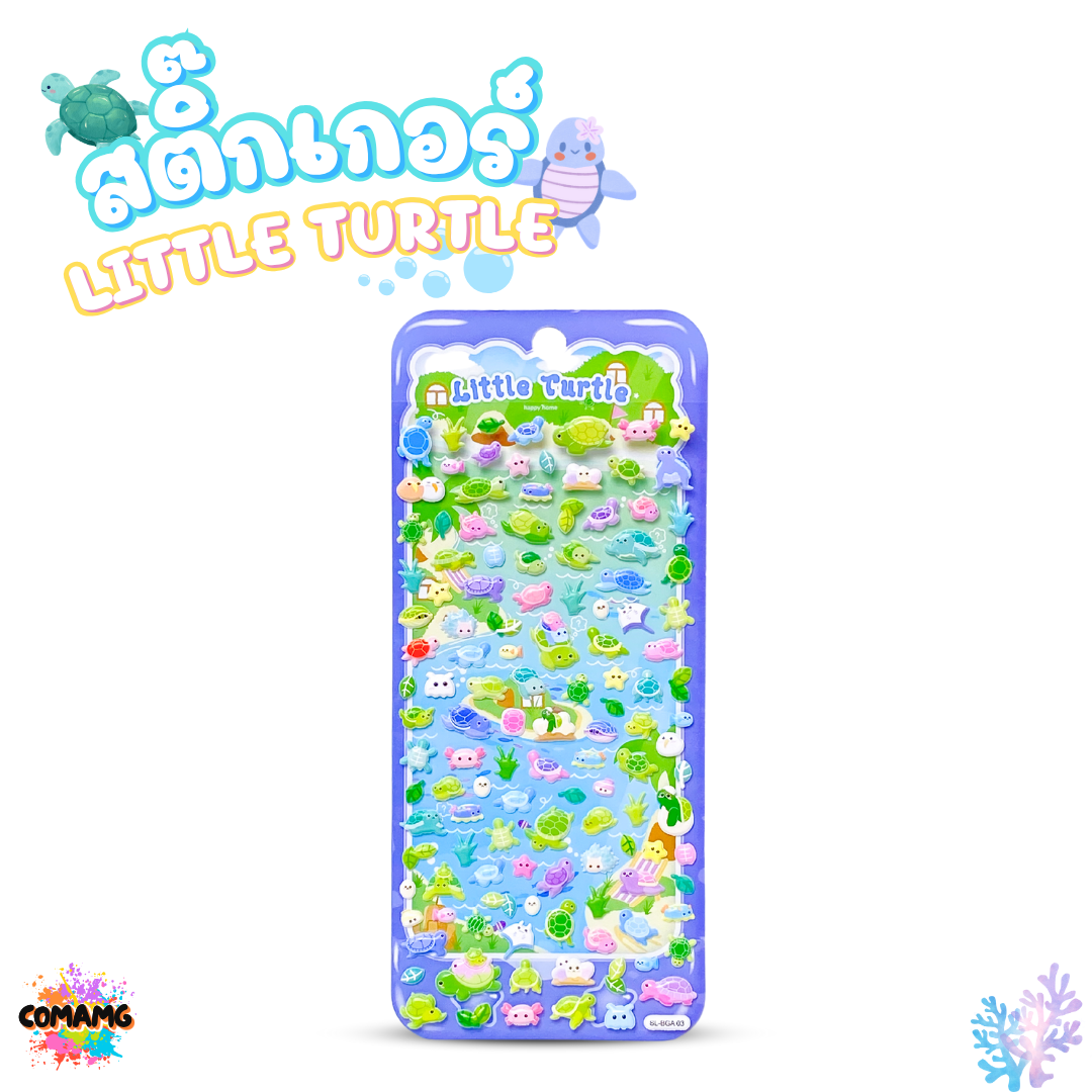 สติกเกอร์ตกแต่ง สติ๊กเกอร์จิ๋ว แบบนูนน่ารักๆ สำหรับตกแต่ง แพ็คละ 4แผ่น พร้อมส่ง