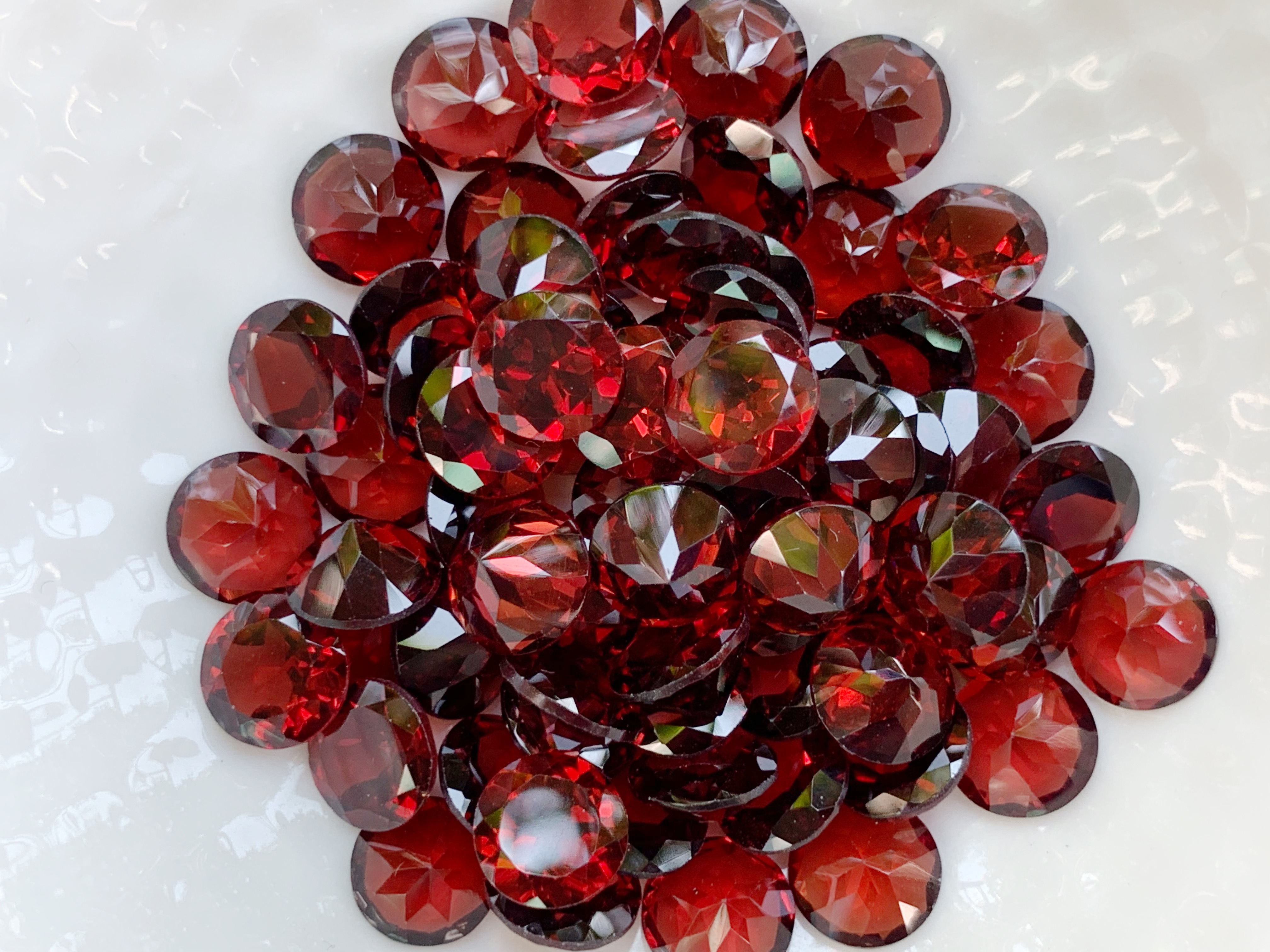 โกเมนกลม 7.0 มม. 1 เม็ด