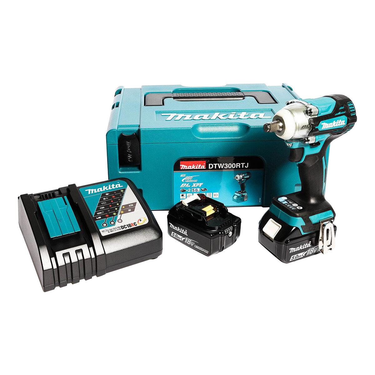 Makita บล็อคไร้สาย 1/2" 18V [DTW300RTJ]