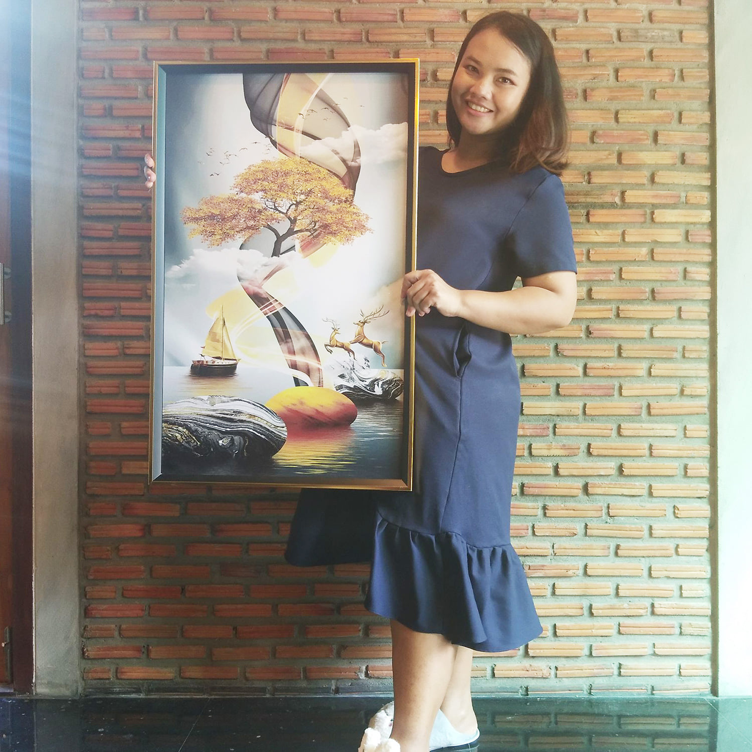 ภาพติดผนังห้องนอน