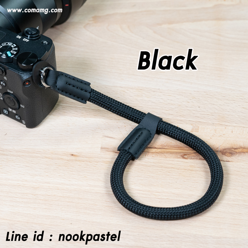 สายคล้องกล้อง แบบคล้องมือ เชือกปีนเขา