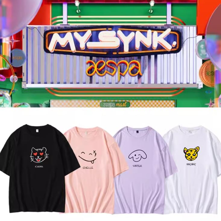 เสื้อยืด Aespa : My SYNK FANMEETIONG 2022
