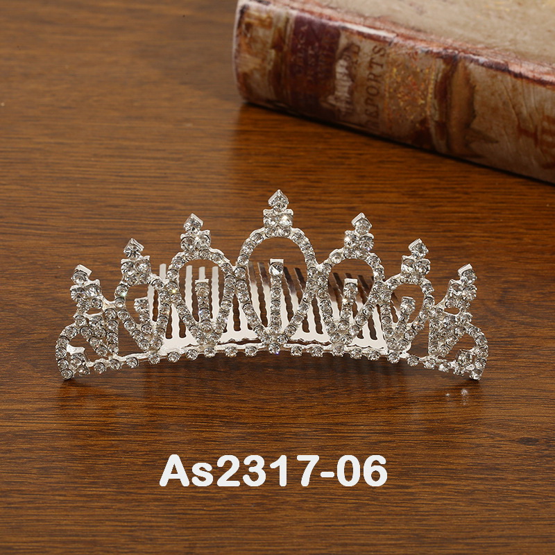 As2317- พร้อมส่งจากไทย มงกุฎเพชร แวววาว สวยหรูดูดี เหมือนแบบ ขนาดฟรีไซส์เด็กเล็กถึงเด็กโต หรือผู้ใหญ่ สินค้าสวยมีคุณภาพ มงกุฎ / เทียร่า