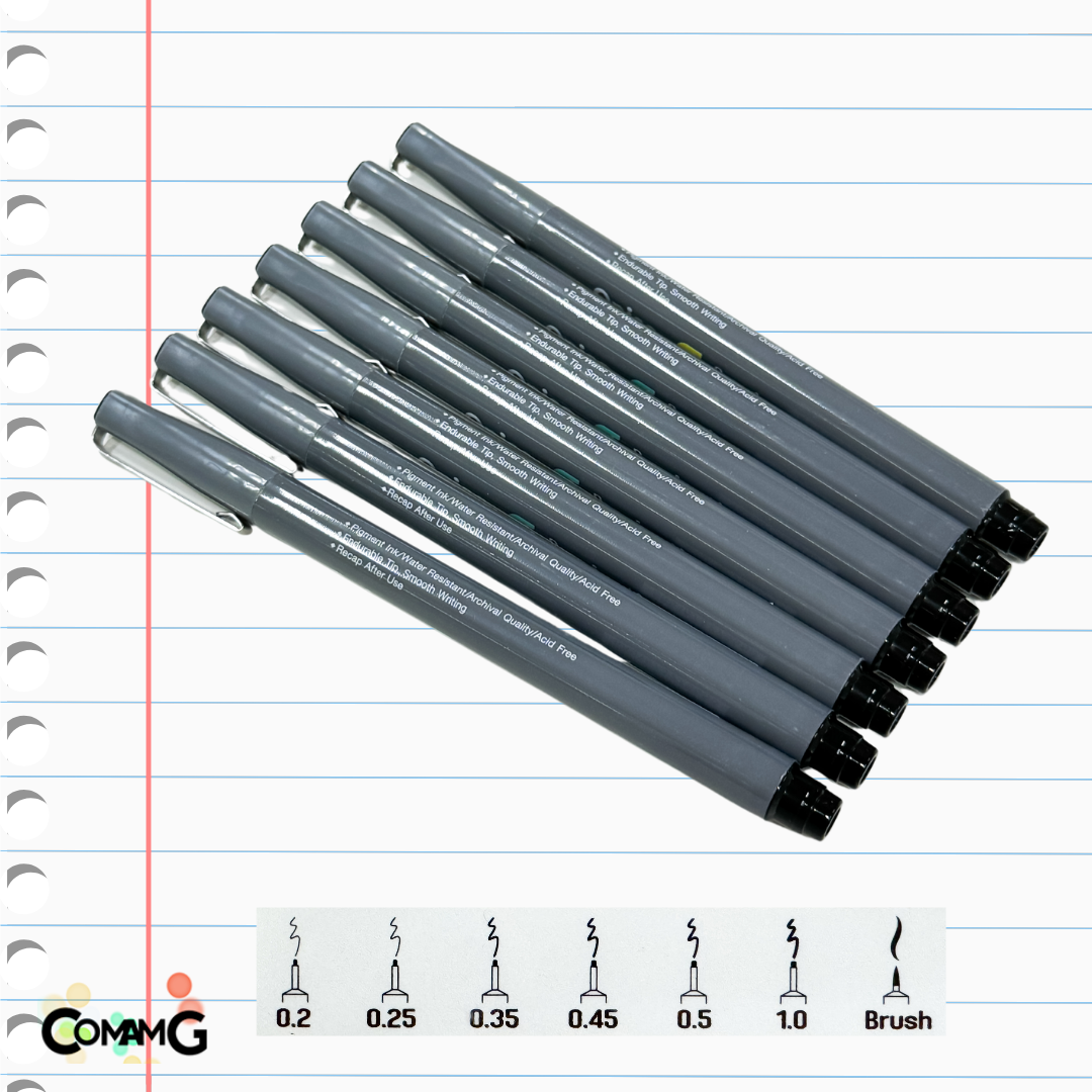 ปากกาตัดเส้น ขายเป็นแท่งนะคะ เลือกขนาดได้เลย ONI-294 ขนาด0.05/0.1/0.3/0.5/0.8/1.0และBR พร้อมส่งในไทย