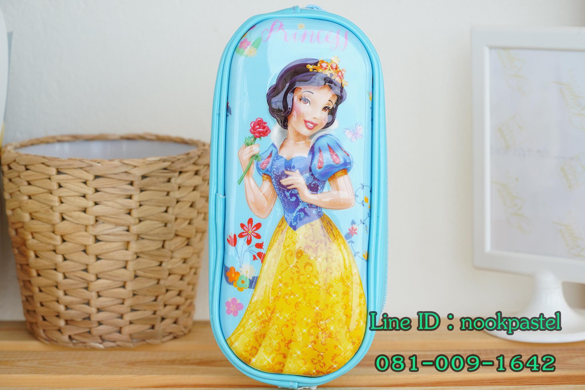 กระเป๋าใส่ดินสอเจ้าหญิงแอเรียล ซิลเดอร์เลล่า สโนไวท์