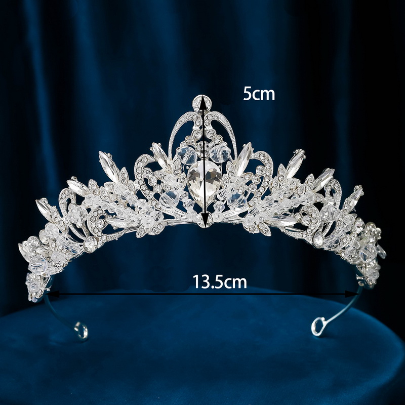As2328- พร้อมส่งจากไทย มงกุฎเพชรประดับมุก แวววาว สวยสุดหรูดูแพงเหมือนแบบ เด็กโต-ผู้ใหญ่ ดัดปรับขนาดได้เล็กน้อย
