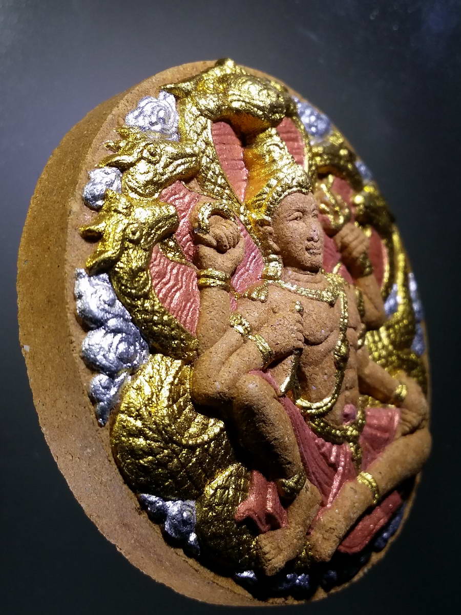 รหัสสินค้า พระมีกล่อง 434 พระเทวราชโพธิสัตว์จตุคามรามเทพ รุ่นมหากุศล สร้างปี 2549