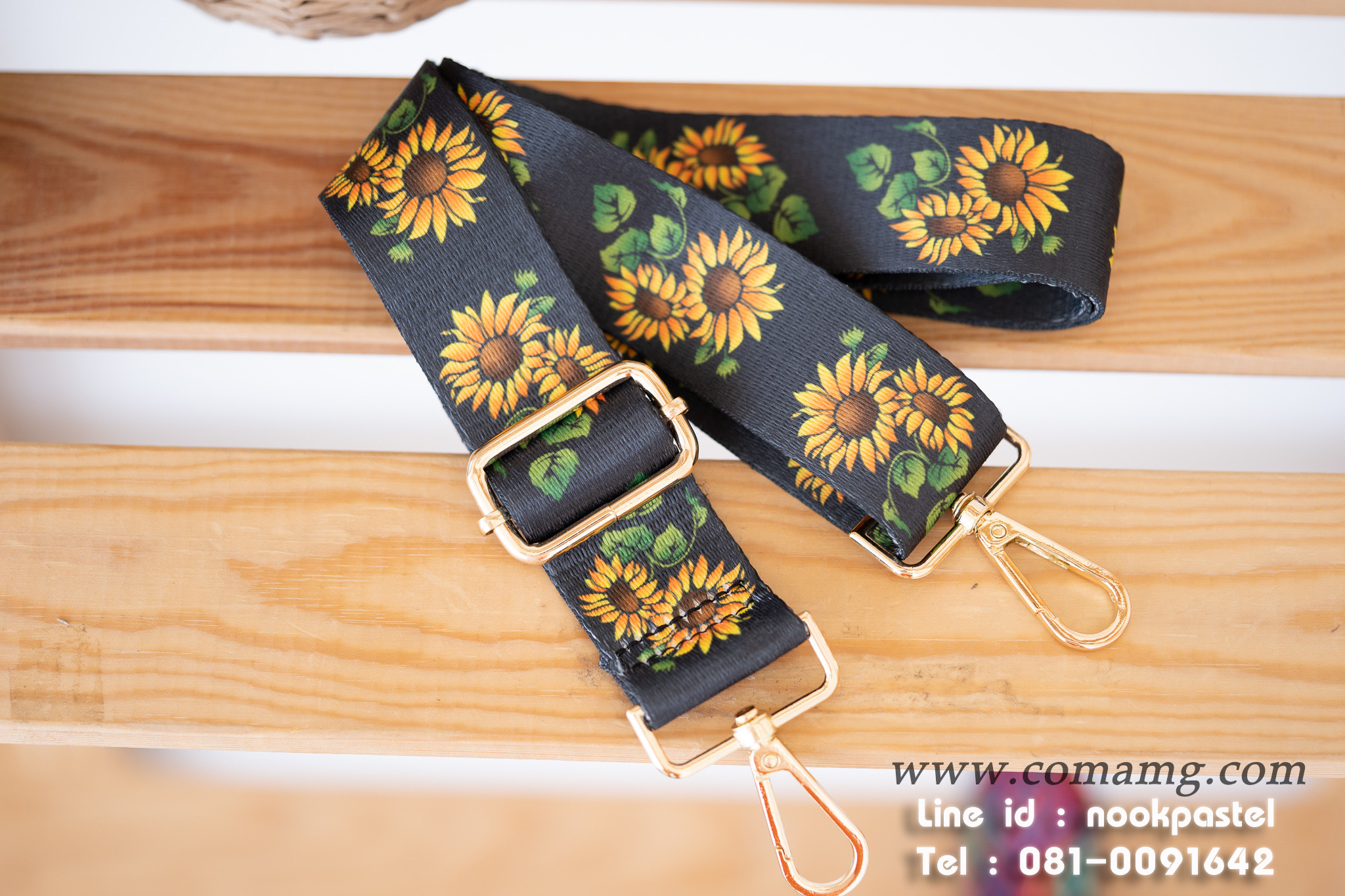 สายกระเป๋า สายผ้าลายแฟชั่น